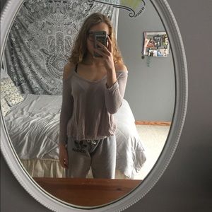 Pacsun Cut out shoulder sweater